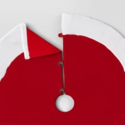 Christmas Plush With Fur Trim Tree Skirt Red And White - Wondershop™ -Wondershop GUEST 96dc486a dbdb 4e39 83b7 752aa9822dc8