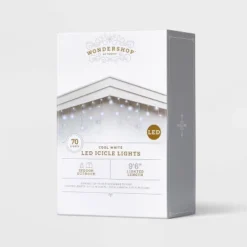 70ct LED Christmas Icicle Lights With White Wire - Wondershop™ -Wondershop GUEST 977853e4 a029 4f1b 84ad 140a6c9b00fc 1