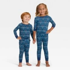 Toddler Hanukkah Ribbed Long Sleeve Shirt And Pants Holiday Matching Family Pajama Set - Wondershop™ Blue -Wondershop GUEST 99821d0a aeb0 40c8 bfd4 4bc023c61c34