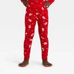 Toddler Santa Print Ribbed Long Sleeve Shirt And Pants Holiday Matching Family Pajama Set - Wondershop™ Red -Wondershop GUEST 99ecc4f5 39c6 4da1 bf06 b0adb50c23e3