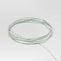 30ct LED Battery Operated Christmas Dewdrop Fairy String Lights Warm White With Green Wire - Steady/Twinkle - Wondershop™ -Wondershop GUEST 9a855d16 505b 4198 8260 0ad89f955ea3