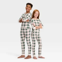 Kids' Plaid Ribbed Long Sleeve Shirt And Pants Holiday Matching Family Pajama Set - Wondershop™ Cream 11 Kids' Plaid Ribbed Long Sleeve Shirt And Pants Holiday Matching Family Pajama Set - Wondershop™ Cream -Wondershop GUEST 9c03cf33 a07b 4cc8 93d1 0774ce210ed8