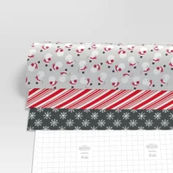30" 3pk 180 Sq Ft Christmas Wrap Pack Snowman/Candy Stripes/Snowflakes - Wondershop™ 5 30" 3pk 180 Sq Ft Christmas Wrap Pack Snowman/Candy Stripes/Snowflakes - Wondershop™ -Wondershop GUEST 9de73e26 ab01 425f 9724 9a8ec1fe3a12