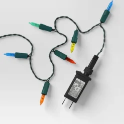 50ct LED Battery Operated Hybrid Miniature String Lights With Green Wire - Wondershop™ -Wondershop GUEST 9f2360c5 bb1e 470e a523 dc639c079e10