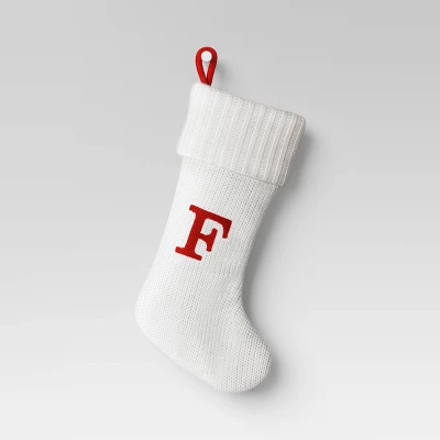Knit Monogram Christmas Stocking White - Wondershop™ 10 Knit Monogram Christmas Stocking White - Wondershop™ - Image 8