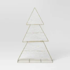 LED Champagne Metal Tree Christmas Novelty Sculpture Light With White Color Light Bulb - Wondershop™ -Wondershop GUEST a3784786 90f9 402b bae0 4d162641548c