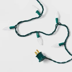 150ct LED C6 Faceted Christmas String Lights Warm White With Green Wire - Wondershop™ -Wondershop GUEST a3bab6de b9cc 4a6b 84b4 4ed30a902420