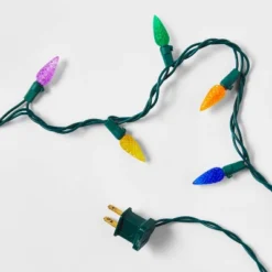 150ct LED C6 Faceted Christmas String Lights Spool Multicolor With Green Wire - Wondershop™ -Wondershop GUEST a82d0b66 8c3e 4fca 812d a3a2256724ee