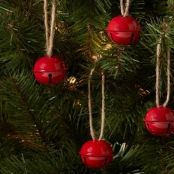 4ct Jingle Bell Christmas Ornament Set - Wondershop™