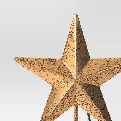 10" Pre-lit Faux Mercury Star Christmas Tree Topper - Wondershop™ 5 10" Pre-lit Faux Mercury Star Christmas Tree Topper - Wondershop™ - Image 3
