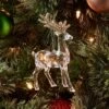 Acrylic Deer With Glittered Antlers Christmas Tree Ornament - Wondershop™ -Wondershop GUEST afefa513 cf4f 4143 baab e5c8276131d6