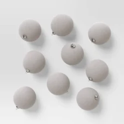 9ct 80mm Christmas Flocked Ball Ornament Set - Wondershop™ 20 9ct 80mm Christmas Flocked Ball Ornament Set - Wondershop™ -Wondershop GUEST b8dbe55b 6ff8 408a b620 0fb3dd87f94b