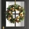 28" Mixed Greenery With Berries And Ornaments Artificial Christmas Wreath Green/Gold - Wondershop™ -Wondershop GUEST bc6984cd 0896 4bd8 8e9d 882756dae1bc