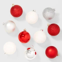50ct Shatter-Resistant Round Christmas Tree Ornament Set - Wondershop™ -Wondershop GUEST bd063b79 fa05 458c 8ecf b52b6159fc6b
