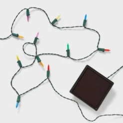 50ct Solar LED Christmas Indoor Outdoor Mini String Lights With Green Wire - Wondershop™ -Wondershop GUEST be3bd695 99dc 4c9c b955 6f427eeda459