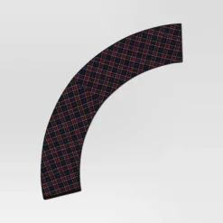 Christmas Roll Up Plaid Tree Collar Blue - Wondershop™ -Wondershop GUEST be825263 2b2e 4c3d af73 7c1ca8bf057d