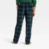 Men's Plaid Microfleece Holiday Matching Family Pajama Pants - Wondershop™ Navy Blue -Wondershop GUEST c0b714b7 889e 420f bb27 491d09d7b8fb