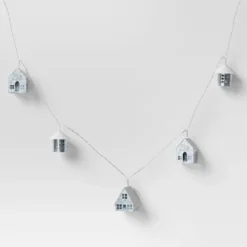 8ct LED Battery Operated Christmas Metal Village Novelty String Lights Warm White With Clear Wire - Wondershop™ -Wondershop GUEST c125d816 7637 4612 80f3 0d7533a28ed5