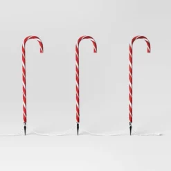 3pc LED Candy Cane Christmas Novelty Path Lights - Wondershop™ -Wondershop GUEST c42b62b2 4d3d 4660 a490 0a18f2123e84