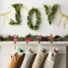 6' Pre-Lit Battery Operated Mixed Greenery 'Joy' Garland With Gold Ribbon - Wondershop™ -Wondershop GUEST c4a5bba7 ffa2 413f 96b5 49b552daecef