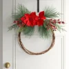 13.5" Christmas Metal Wreath Hanger Black - Wondershop™