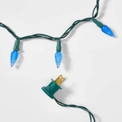 60ct LED C6 Faceted Christmas String Lights With Green Wire - Wondershop™ -Wondershop GUEST c80e97fb 60a4 4130 8bab 15b732c0f3b7