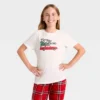 Kids' "Tis The Season" Short Sleeve Holiday Matching Family Pajama Shirt - Wondershop™ Cream 2 Kids' "Tis The Season" Short Sleeve Holiday Matching Family Pajama Shirt - Wondershop™ Cream -Wondershop GUEST cf81acae 6087 4efb af7e 3639443c8a3c