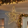 22.5" 287ct LED 3D Silver Star Dewdrop Christmas String Lights Warm White With Silver Wire - Wondershop™ -Wondershop GUEST d989199b deae 4104 8da6 3500112b5f8e