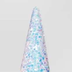 Christmas Sequins Cone Shape Tree Table Top Decor Iridescence Medium - Wondershop™ 5 Christmas Sequins Cone Shape Tree Table Top Decor Iridescence Medium - Wondershop™ -Wondershop GUEST dc26d6f6 a073 413a 858b 1d4e6b6264fb