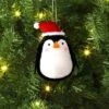 Christmas Felted Wool Penguin Ornament With Santa Hat - Wondershop™ -Wondershop GUEST dd846ced ec6e 4e7d 9587 153849c5a90f