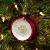Glass Santa Belt Pet Bowl With Glittered Paw Print Christmas Tree Ornament Red/Black/Gold - Wondershop™: Indoor Decor 1 Glass Santa Belt Pet Bowl With Glittered Paw Print Christmas Tree Ornament Red/Black/Gold - Wondershop™: Indoor Decor -Wondershop GUEST de6b9fc4 89d7 424a 9f79 23b05b5efa52