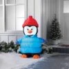 3'x4' Christmas Indoor/Outdoor Lighted Inflatable Penguin In Puffer Jacket - Wondershop™ -Wondershop GUEST df2b26f2 8499 40b7 b610 e9cec9e32e7f
