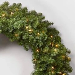 48in Pre-lit Artificial Christmas Wreath Clear Lights - Wondershop™ 5 48in Pre-lit Artificial Christmas Wreath Clear Lights - Wondershop™ -Wondershop GUEST e0387d04 89a1 4763 ae76 48333b141083