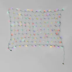 4'x6' Concave LED Christmas Net String Lights With Green Wire - Wondershop™ -Wondershop GUEST e40d5594 c9ff 43c0 b31e aa9d94c39af6