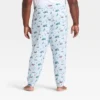 Men's "Tis The Ski-son!" Cozy Knit Holiday Matching Family Pajama Pants - Wondershop™ Blue -Wondershop GUEST e47ea464 3392 4caa a35c 64a9d8607f22