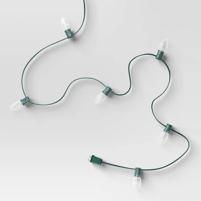 Incandescent Christmas Filament String Lights Clear With Green Wire - Wondershop™ 5 Incandescent Christmas Filament String Lights Clear With Green Wire - Wondershop™ - Image 3