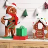 18" Fabric Gingerbread Man Holding Stocking Decorative Sculpture - Wondershop™ Brown 1 18" Fabric Gingerbread Man Holding Stocking Decorative Sculpture - Wondershop™ Brown -Wondershop GUEST e87bd029 6f07 48d8 af60 d52a988afc25