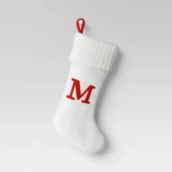 Knit Monogram Christmas Stocking White - Wondershop™ 36 Knit Monogram Christmas Stocking White - Wondershop™ -Wondershop GUEST ea931c04 1c18 4a27 aaaa dd353950034b