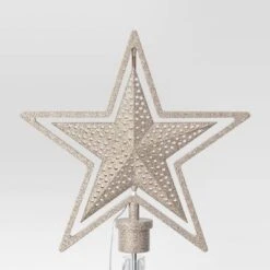 Christmas Lit Auto Rotating Star Tree Topper 5 Point Gold - Wondershop™ 7 Christmas Lit Auto Rotating Star Tree Topper 5 Point Gold - Wondershop™ -Wondershop GUEST eab8f2d3 0369 4671 9bbc 92d1ca8bea95