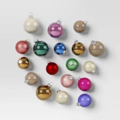 42pc Round Glass Christmas Tree Ornament Set - Wondershop™ -Wondershop GUEST eb9faad1 c725 4b07 98d9 88f6490cb559