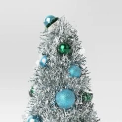 8" Christmas Tinsel Tree With Flower - Wondershop™ 5 8" Christmas Tinsel Tree With Flower - Wondershop™ -Wondershop GUEST ec89211a 1e8c 4dbe 956a 41b647458b5e