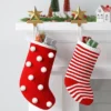 20" Christmas Knit Stocking White Poms/Red Base - Wondershop™ -Wondershop GUEST eef6f404 9c08 4dcd a7b3 6143867c5066 1
