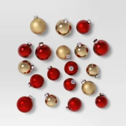 42ct Round Glass Christmas Tree Ornament Set - Wondershop™ -Wondershop GUEST f4481f1d c5f6 499c b280 03e2928c356a