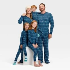 Women's Hanukkah Ribbed Long Sleeve Shirt And Pants Holiday Matching Family Pajama Set - Wondershop™ Blue 9 Women's Hanukkah Ribbed Long Sleeve Shirt And Pants Holiday Matching Family Pajama Set - Wondershop™ Blue -Wondershop GUEST f7e67a46 fc58 4c62 9919 e82cb070c11c