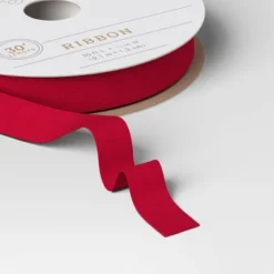 30' Christmas Premium Ribbon Dark Pink Faux Velvet- Wondershop™ 5 30' Christmas Premium Ribbon Dark Pink Faux Velvet- Wondershop™ -Wondershop GUEST fc6c1719 6213 4ec3 b51f fadec3901f27