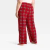 Women's Plaid Microfleece Holiday Matching Family Pajama Pants - Wondershop™ Red -Wondershop GUEST fce015c2 5cdc 4b45 bff8 f5c51b7a87ad