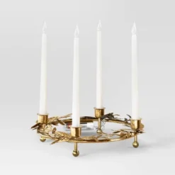 Christmas Lit Plastic Candles Metal Holder - Wondershop™ 7 Christmas Lit Plastic Candles Metal Holder - Wondershop™ -Wondershop GUEST fd3d1c8d 134b 4eb7 9236 c24fd890d62c